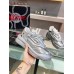 Versace Women's Odissea Sneakers In Silver Leather Versace Women's Odissea Sneakers In Silver Leather