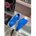 Versace Women's Odissea Sneakers In Blue Leather