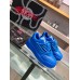 Versace Women's Odissea Sneakers In Blue Leather