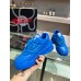 Versace Women's Odissea Sneakers In Blue Leather